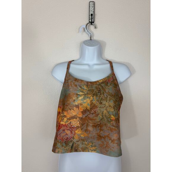 Beyond Yoga Floral Racerback Tank Top with Built-In Bra Lined | Size XL - Picture 1 of 7